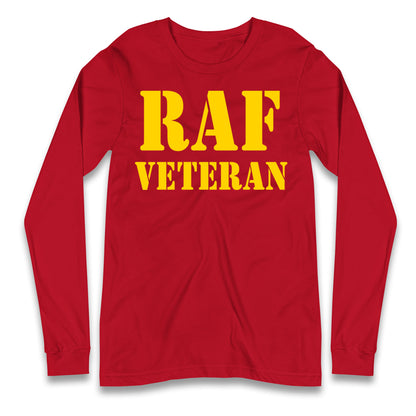 RAF Veteran Longsleeve T Shirt