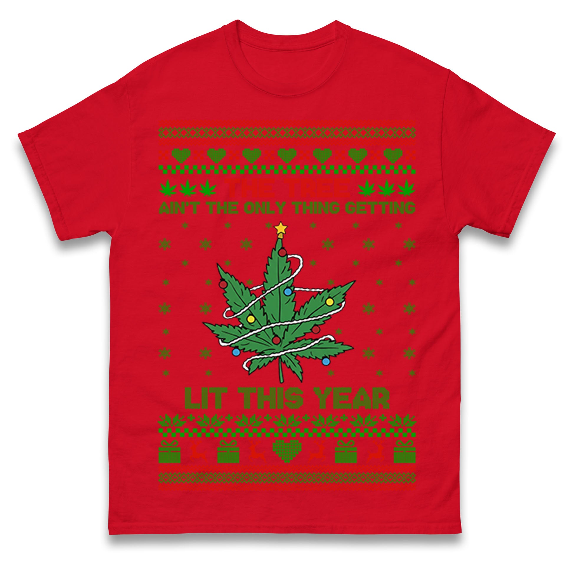 Cannabis Christmas T Shirt