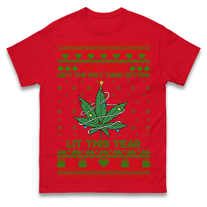 Cannabis Christmas T Shirt