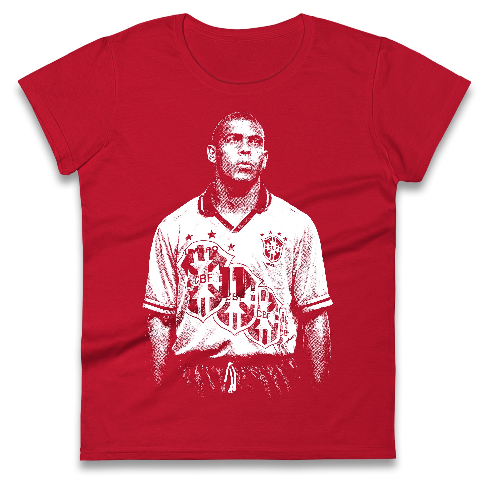 Ronaldo Brazil Ladies T Shirt