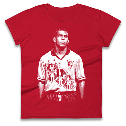 Ronaldo Brazil Ladies T Shirt
