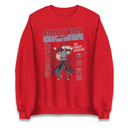 naruto shippuden gaara the fourth kazekage sweatshirt