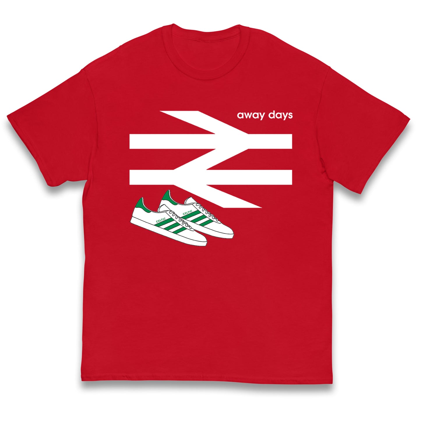 Away Days Celtic Football Club Supporter Kids T Shirt