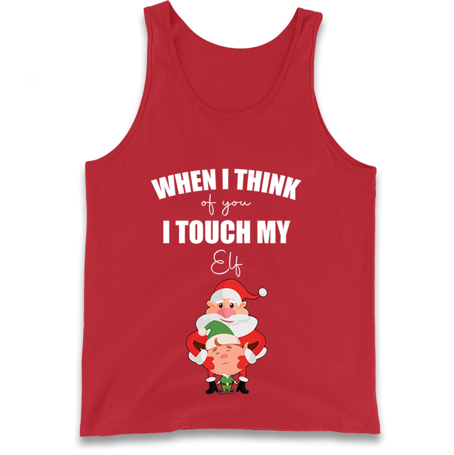 Santa Elf Christmas Tank Top