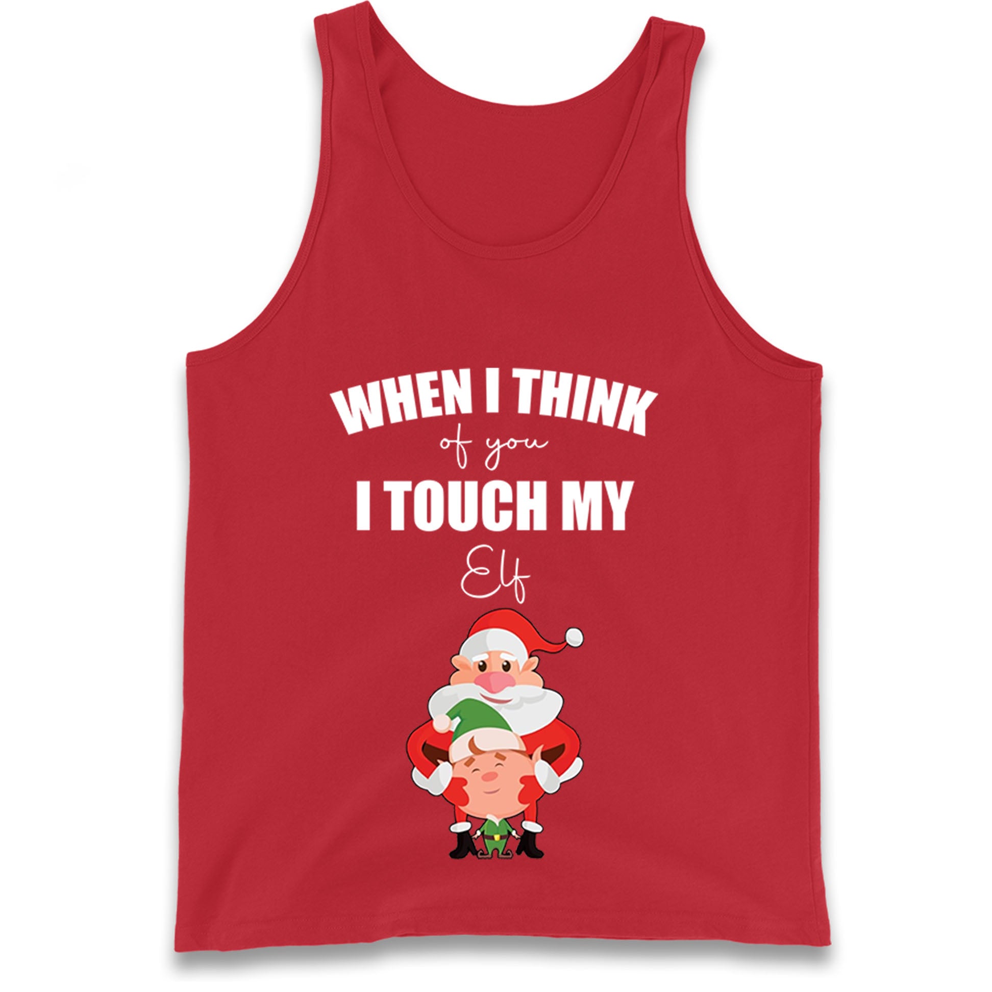 Santa Elf Christmas Tank Top