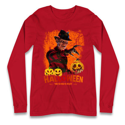 Freddy Krueger Halloween Horror Night Long Sleeve T Shirt