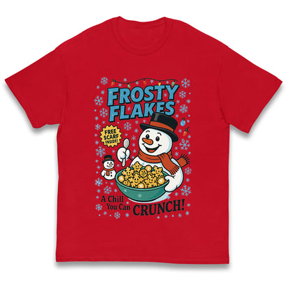 Snowman Christmas Kids T Shirt