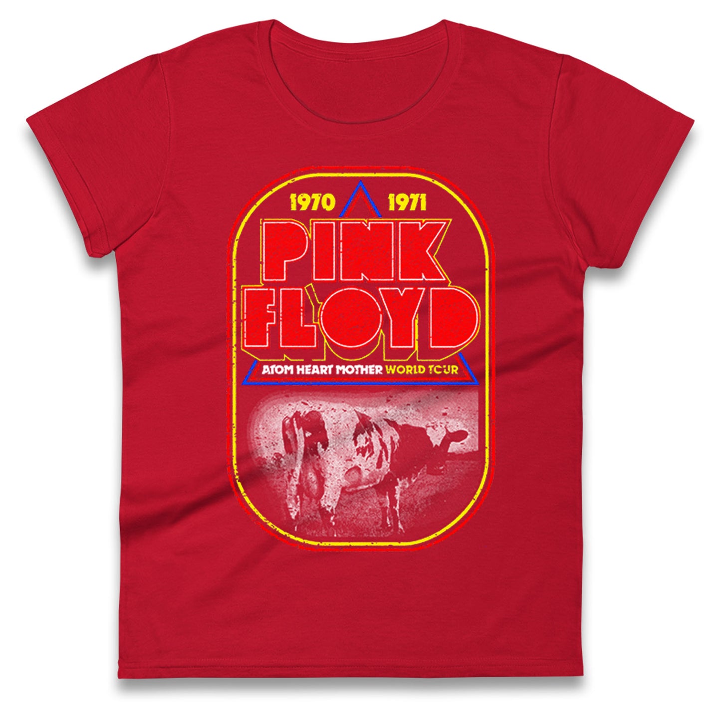 Pink Floyd Atom heart Mother World Tour Ladies Shirt