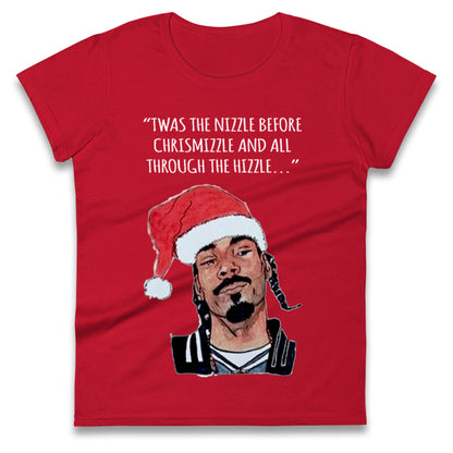 Santa Snoop Dogg Ladies T Shirt