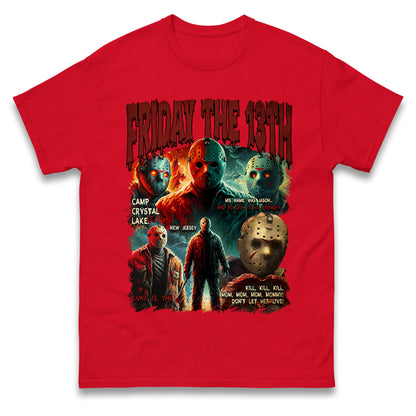 Jason voorhees Friday The 13th Halloween Bootleg T Shirt