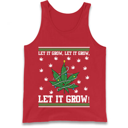 Cannabis Christmas Tank Top