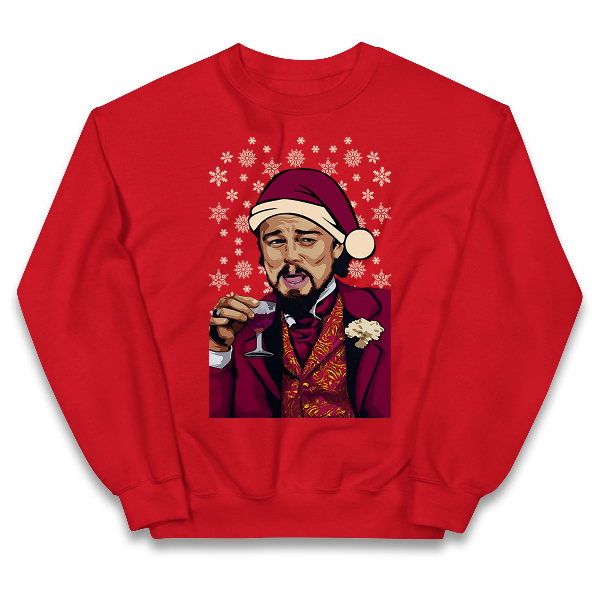 leonardo dicaprio christmas jumper