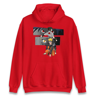 naruto and sasuke uchiha hoodie