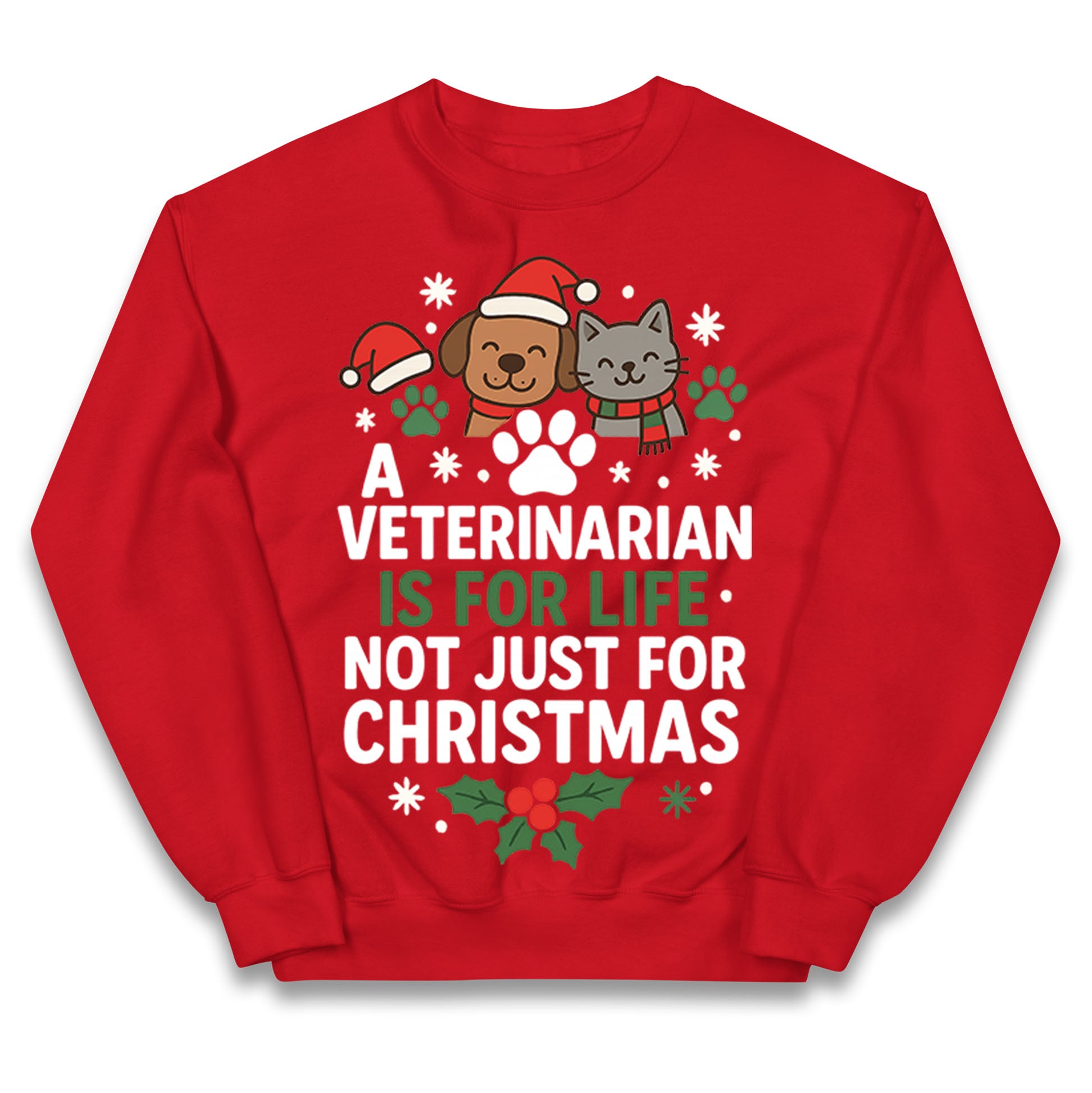 Veterinarian Christmas Kids Jumper