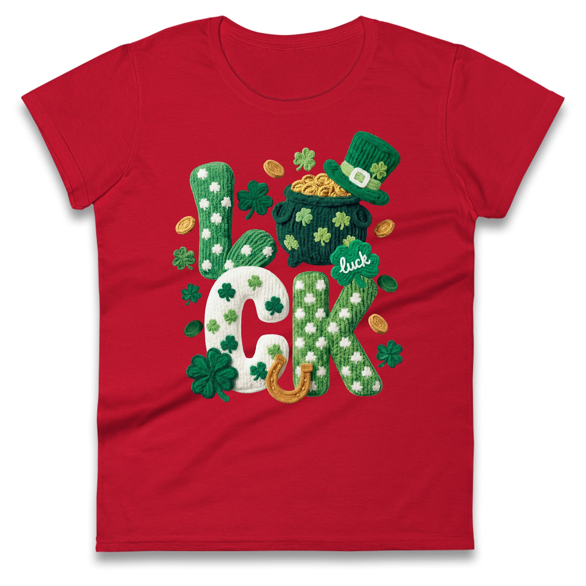 Pot Of Gold Ladies T Shirt