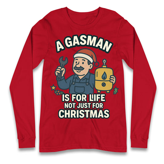 Gasman Christmas Longsleeve T Shirt