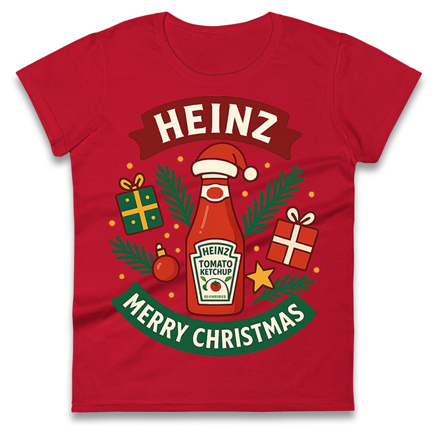 Heinz Christmas Ladies T Shirt 