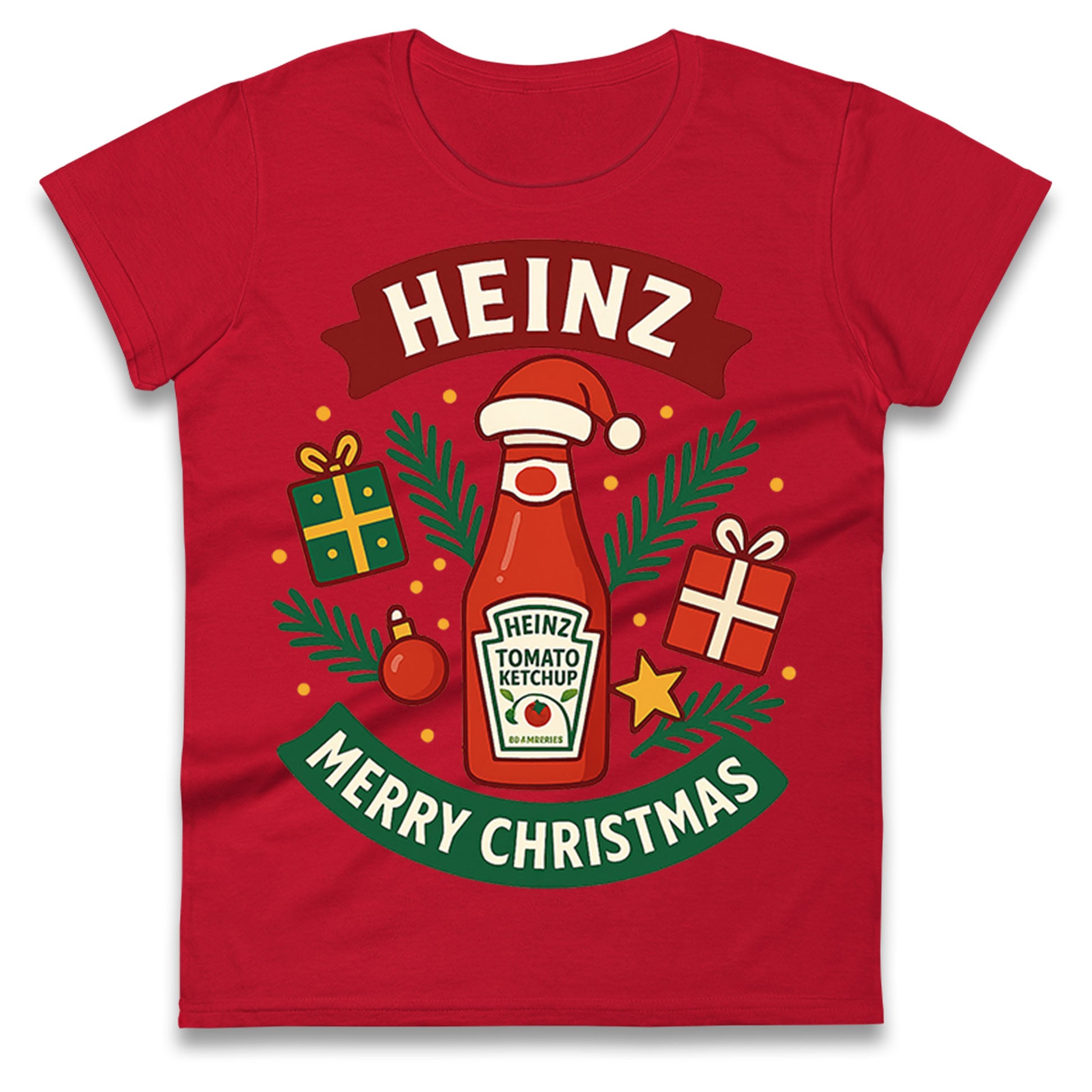 Heinz Christmas Ladies T Shirt 