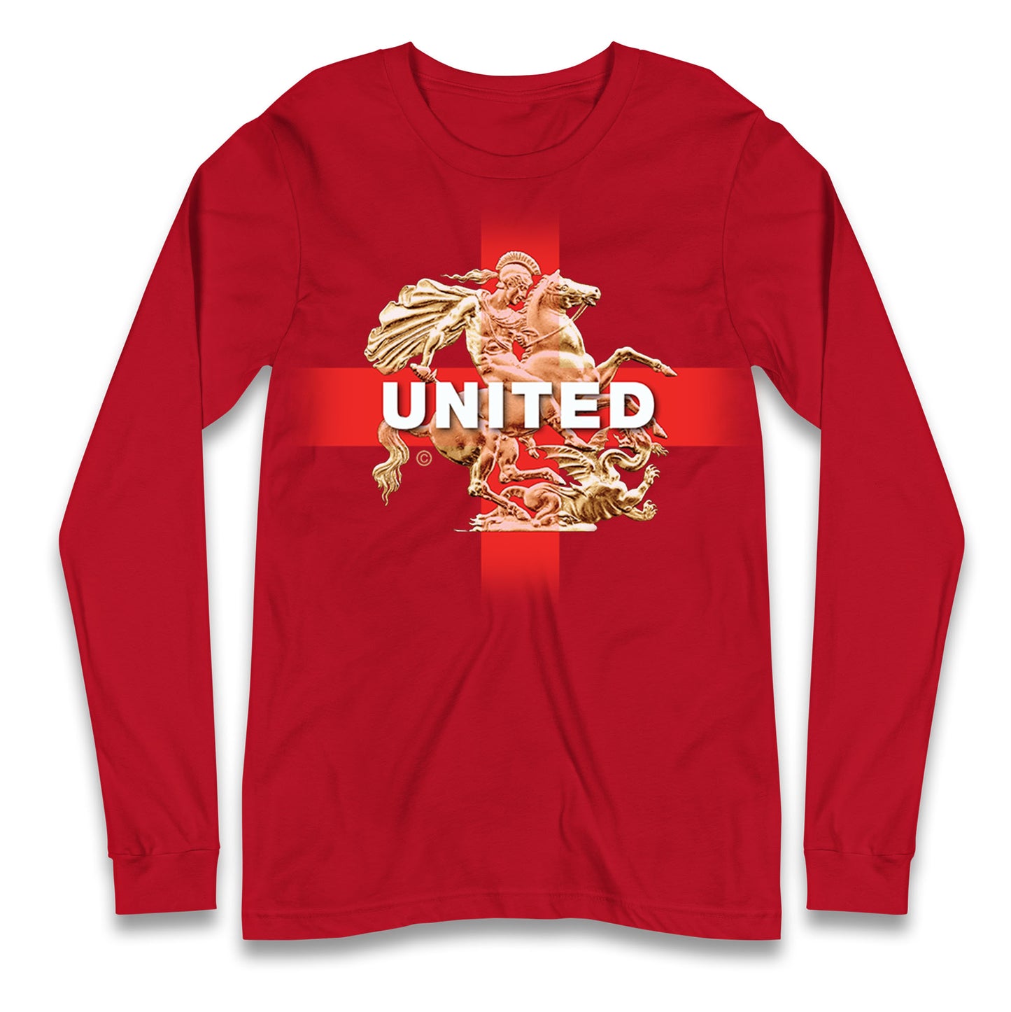 United St George & The Dragon Long Sleeve T Shirt