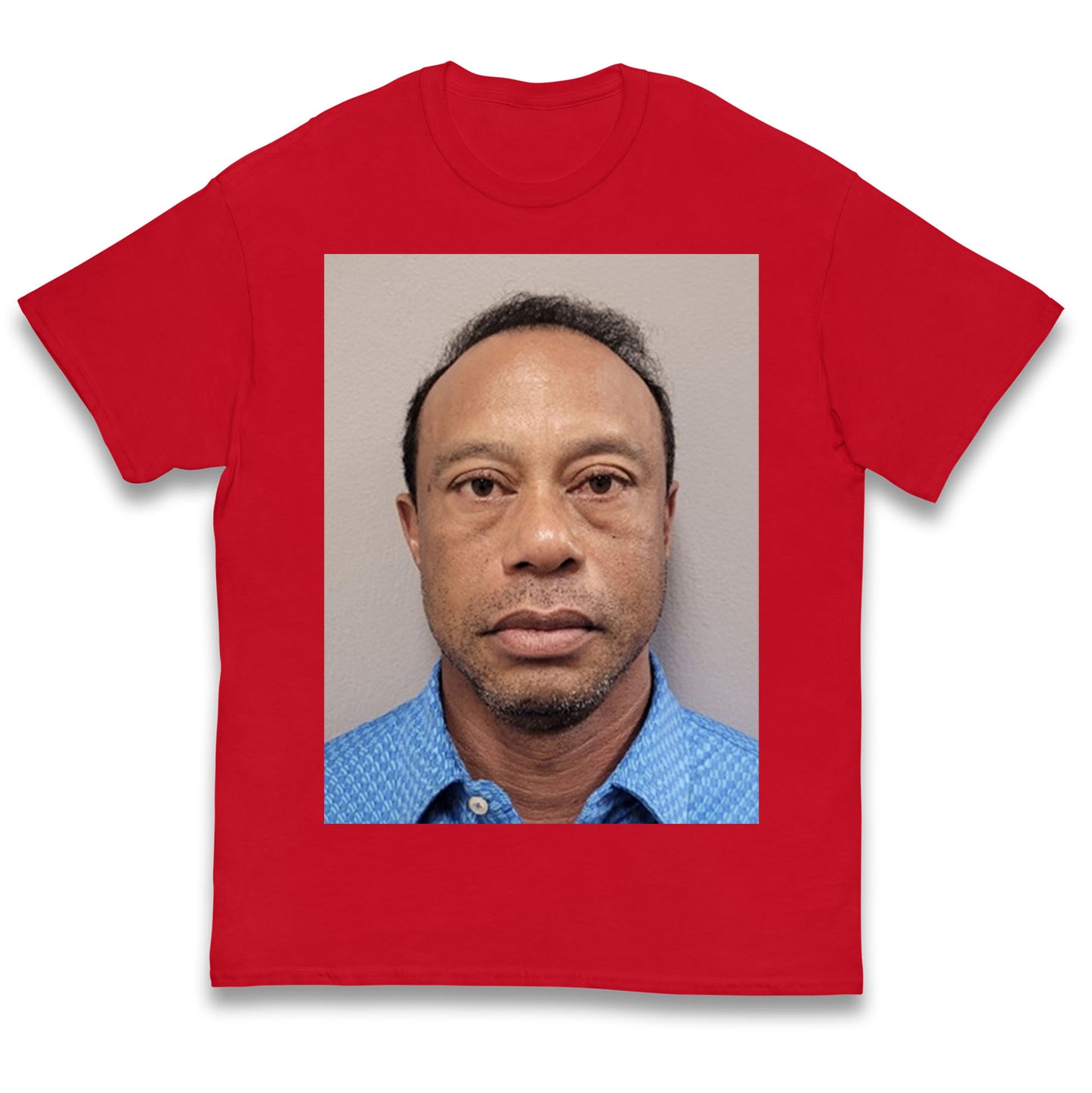 Tiger Woods Mugshot Kids T Shirt