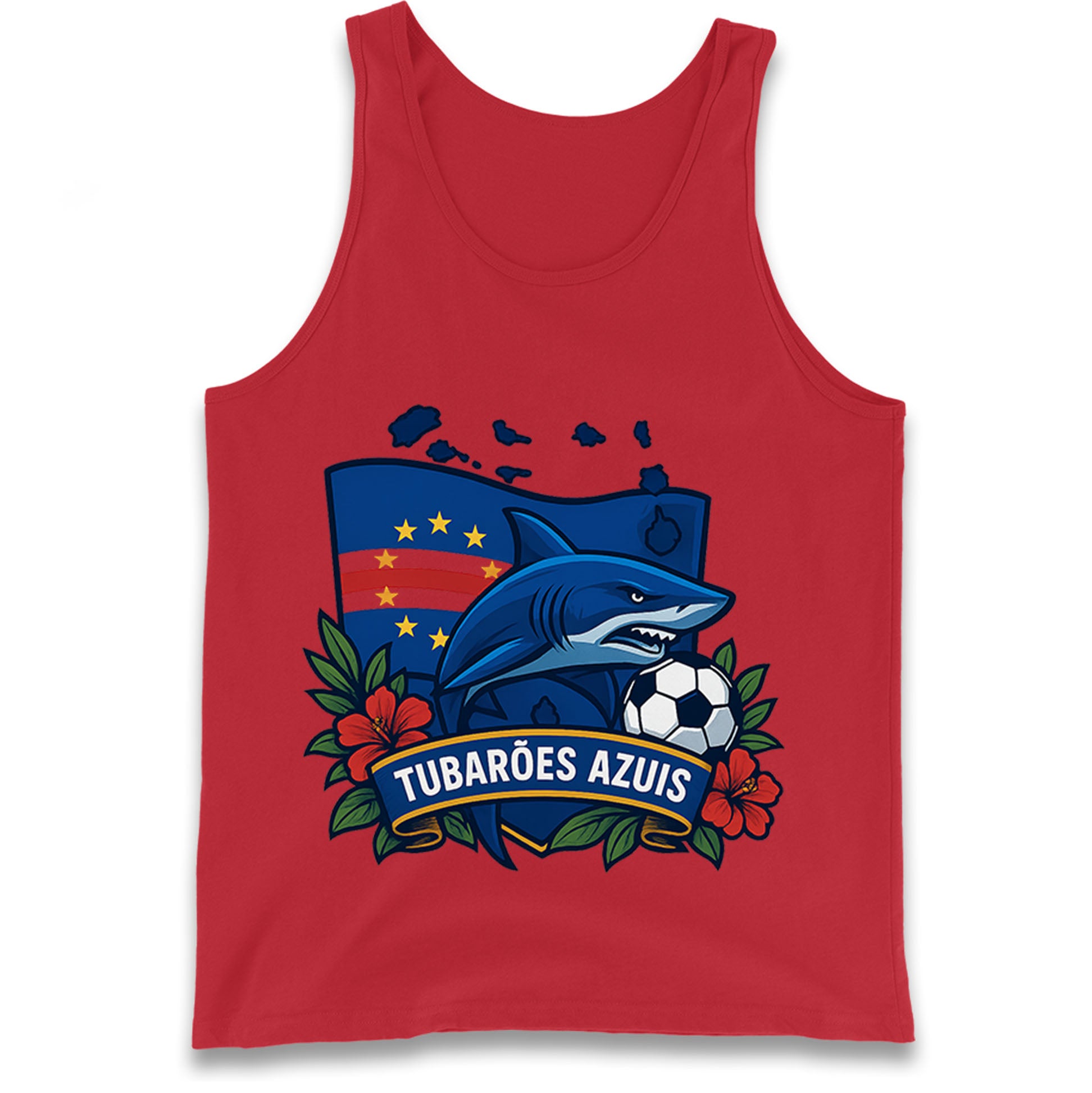 Cape Verde Football Tank Top