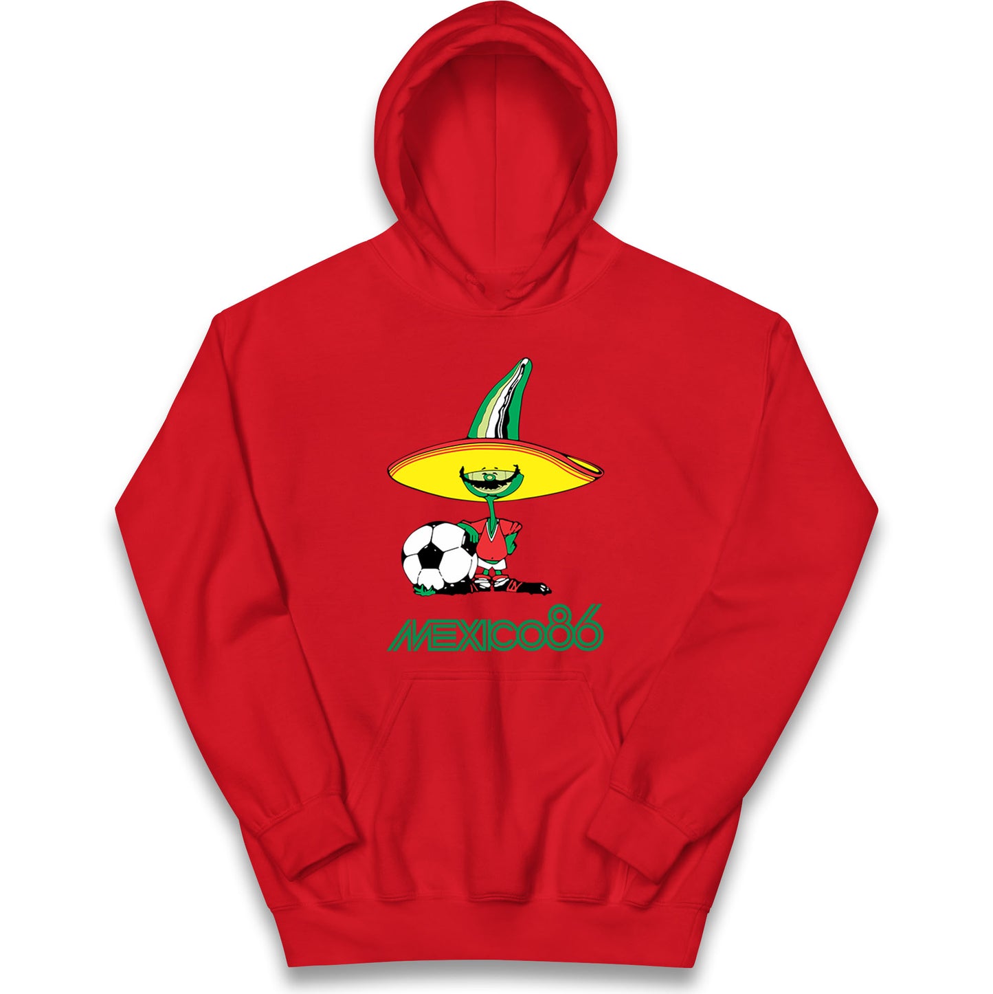 Mexico 86 Mascot Kids Hoodie