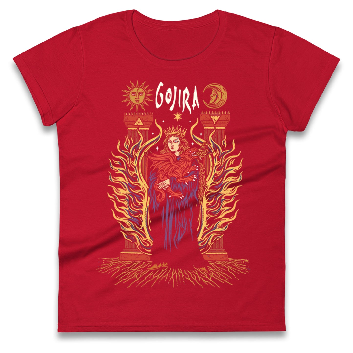 Gojira Rock Band Ladies T Shirt