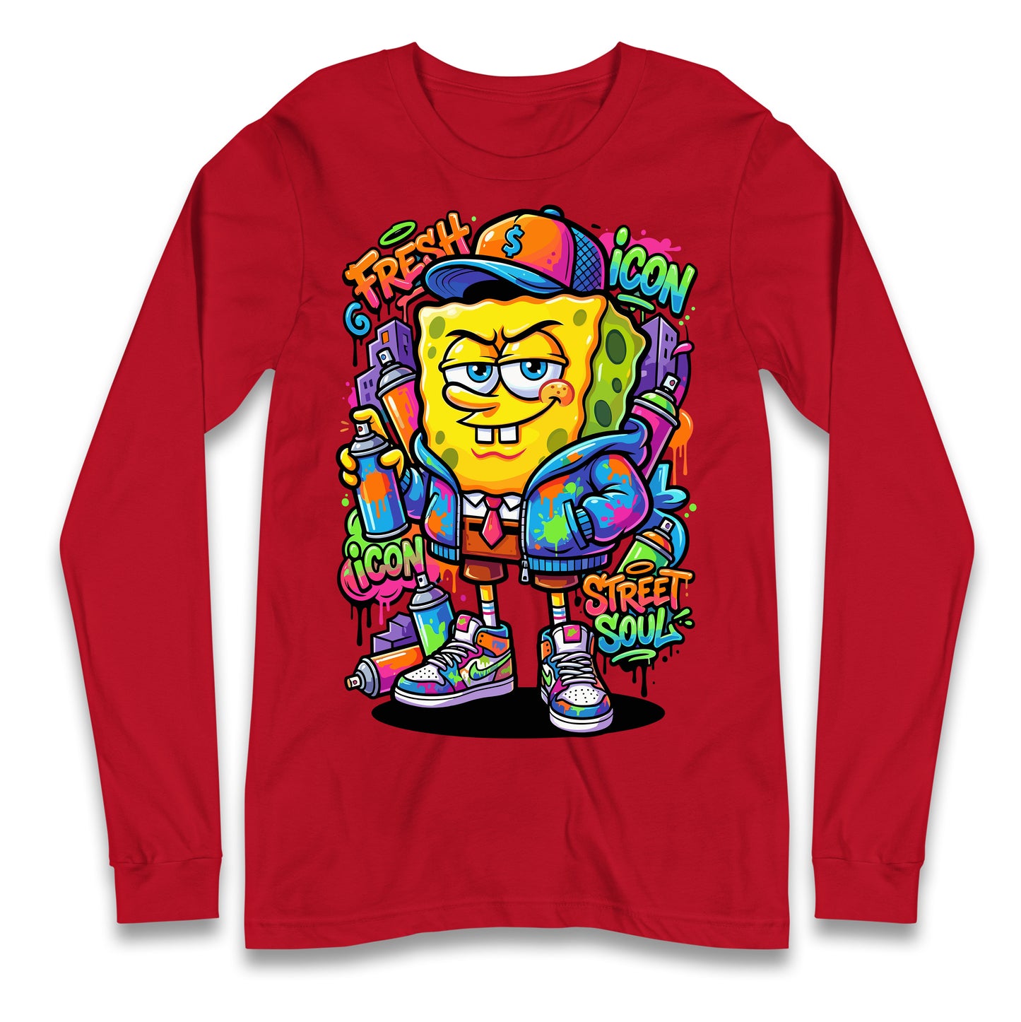 Sponge Bob Square Pants Longsleeve T Shirt