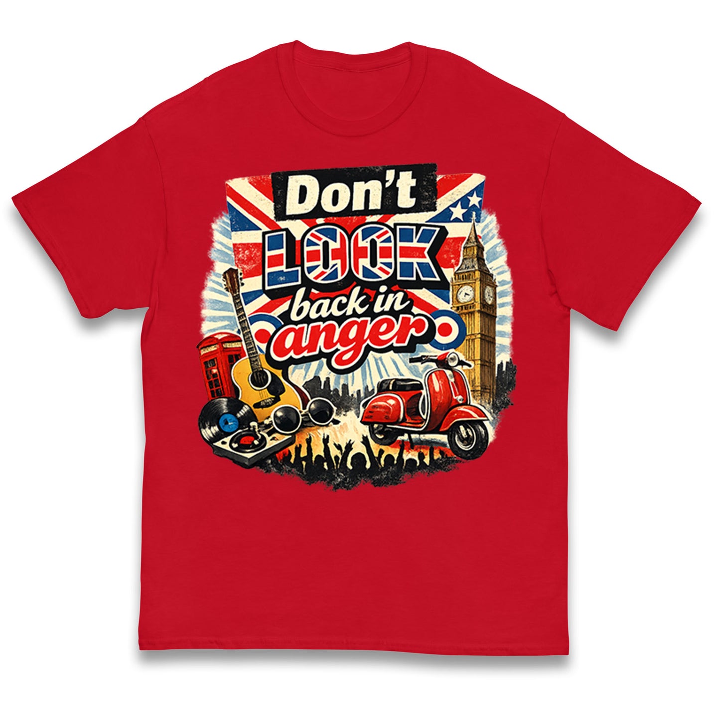Don't Look Back In Anger Kids T Shirt