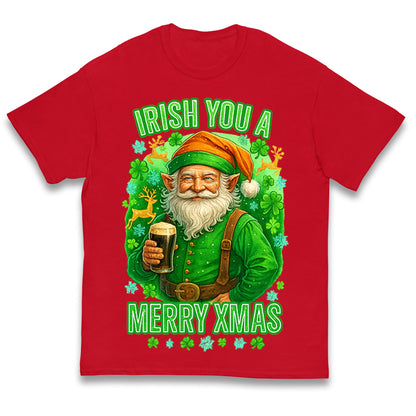 Irish Christmas Kids T Shirt 
