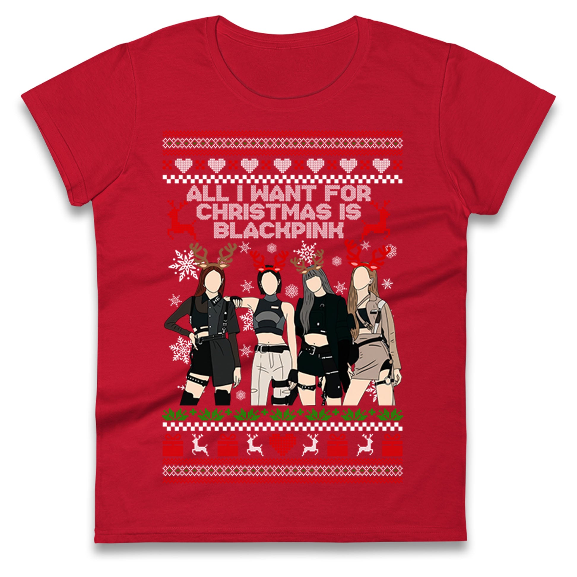 BlackPink Christmas Ladies T Shirt