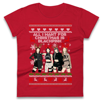 BlackPink Christmas Ladies T Shirt