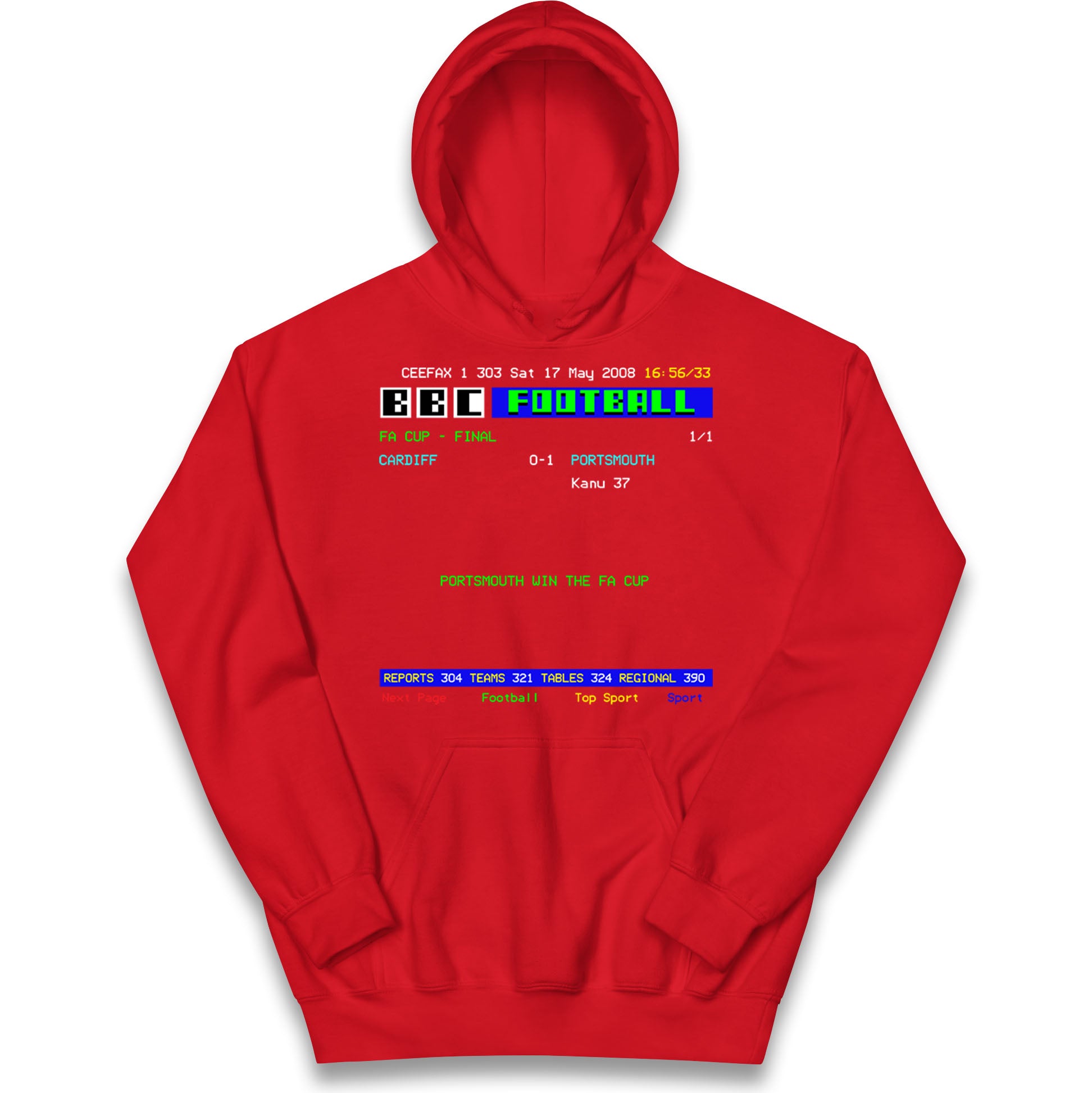 Portsmouth FA Cup Winners 2008 Kids Hoodie
