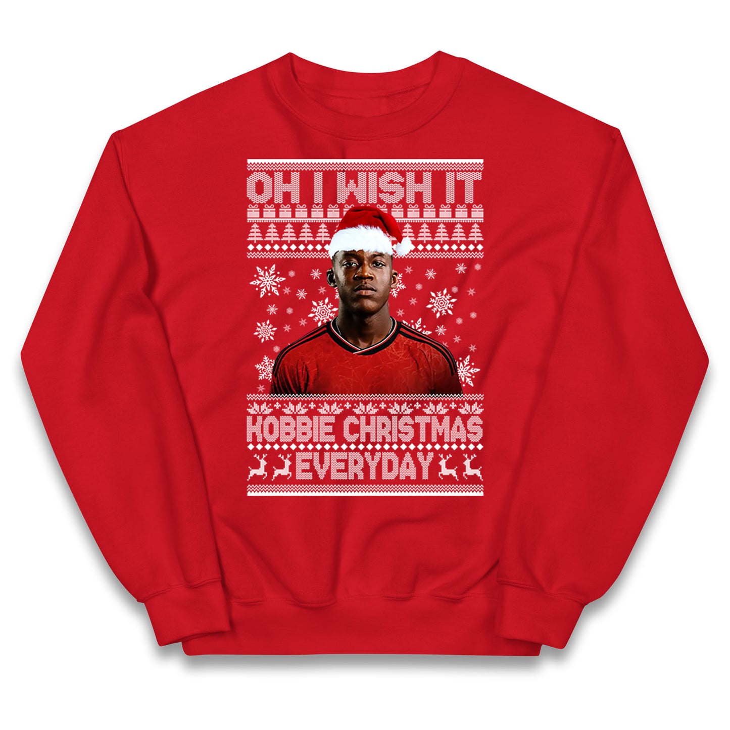 Kobbie Mainoo Christmas Kids Jumper