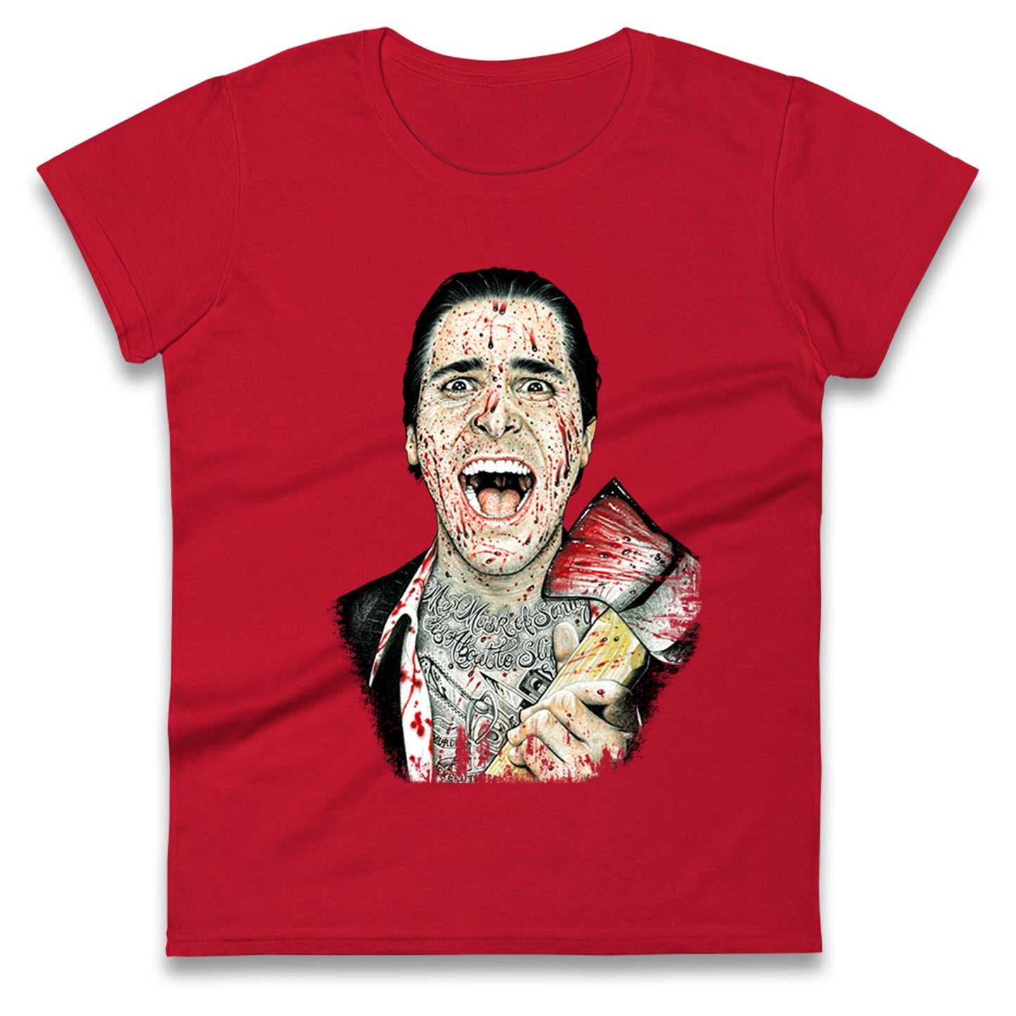American Psycho Halloween Womens t shirt