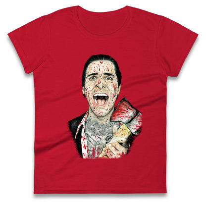 American Psycho Halloween Womens t shirt