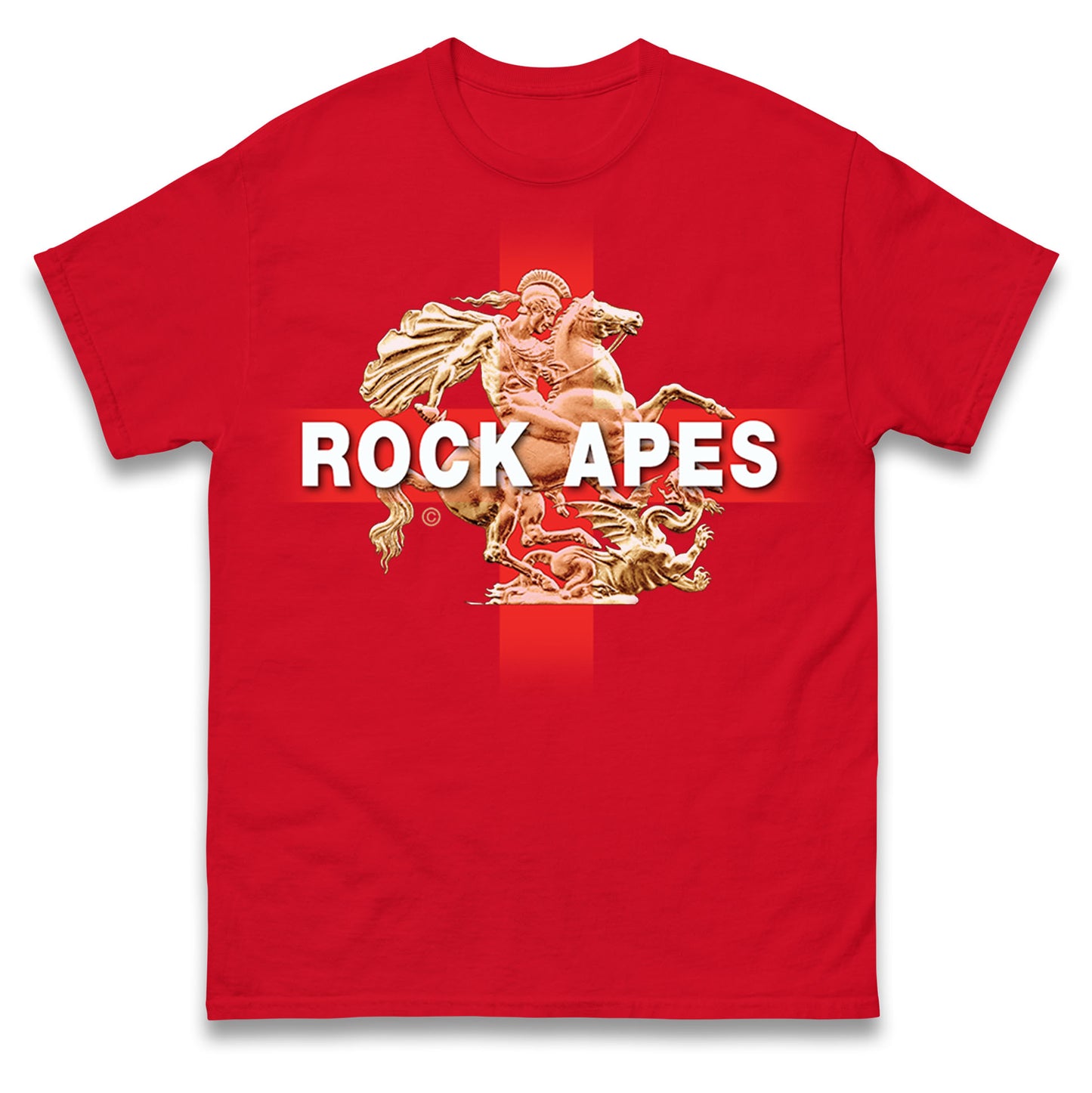 Rock Apes St George & The Dragon Mens Tee Top