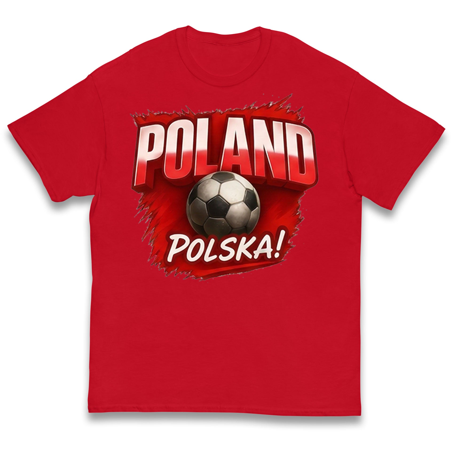 Poland Retro World Cup Kids T Shirt