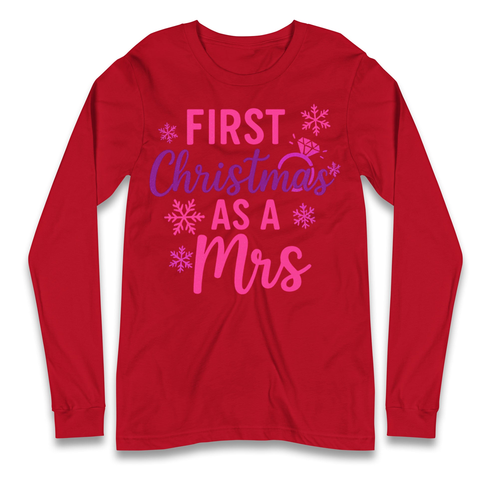 First Christmas As A Mrs Longsleeve T Shirt