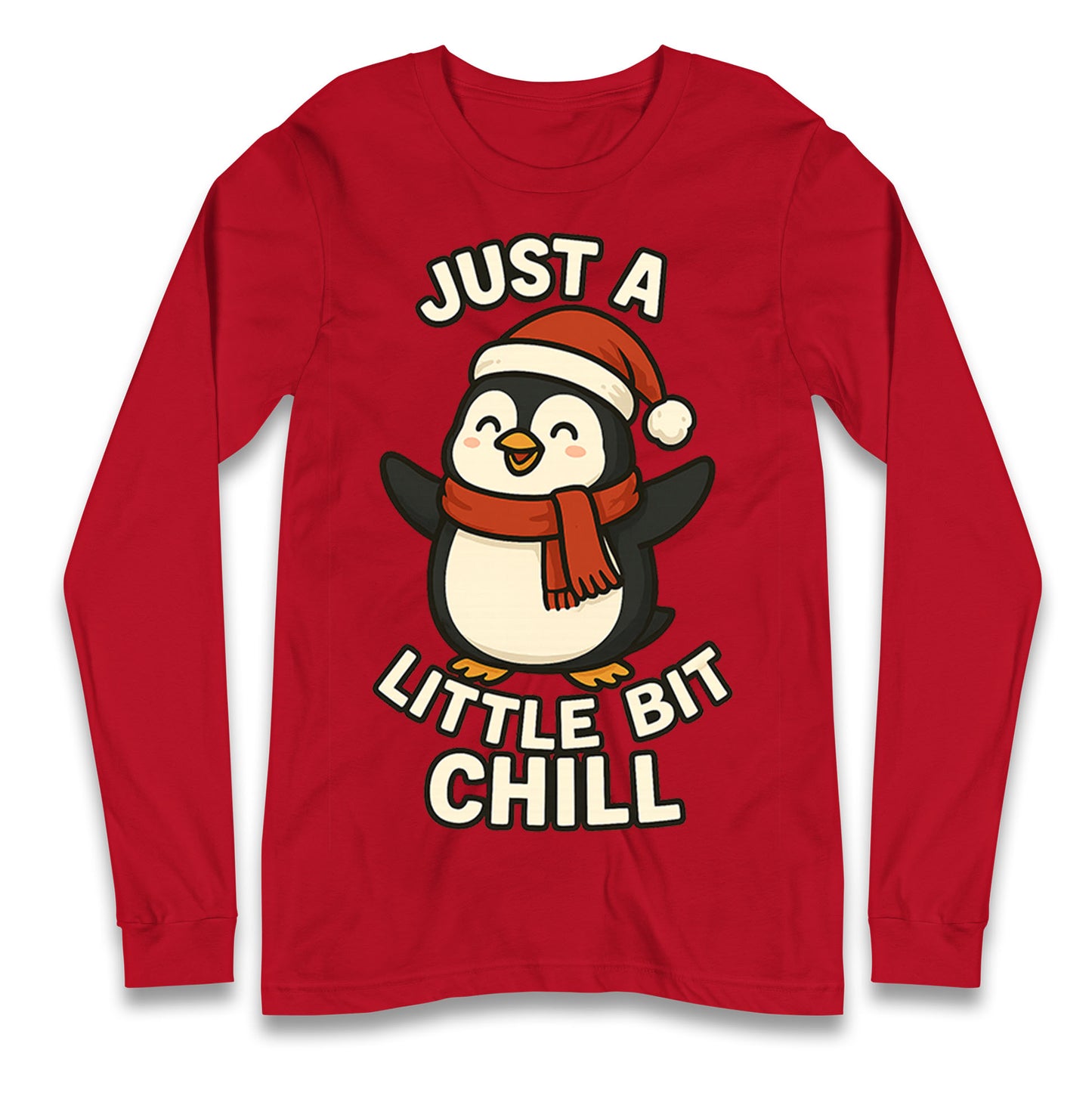 Penguin Christmas Longsleeve T Shirt