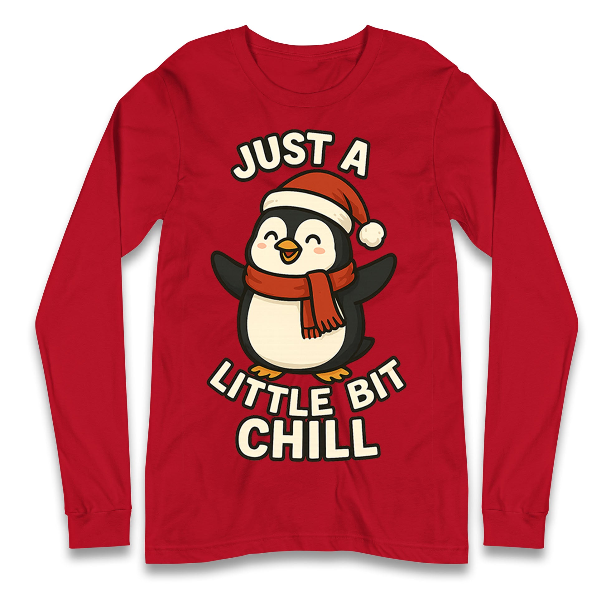Penguin Christmas Longsleeve T Shirt