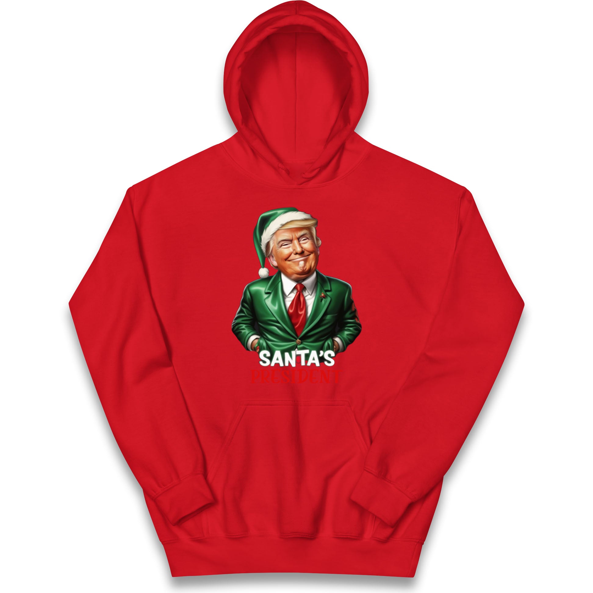 Donald Trump Christmas Kids Hoodie