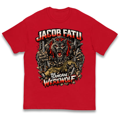 Jacob Fatu The Samoan Werewolf Kids T Shirt