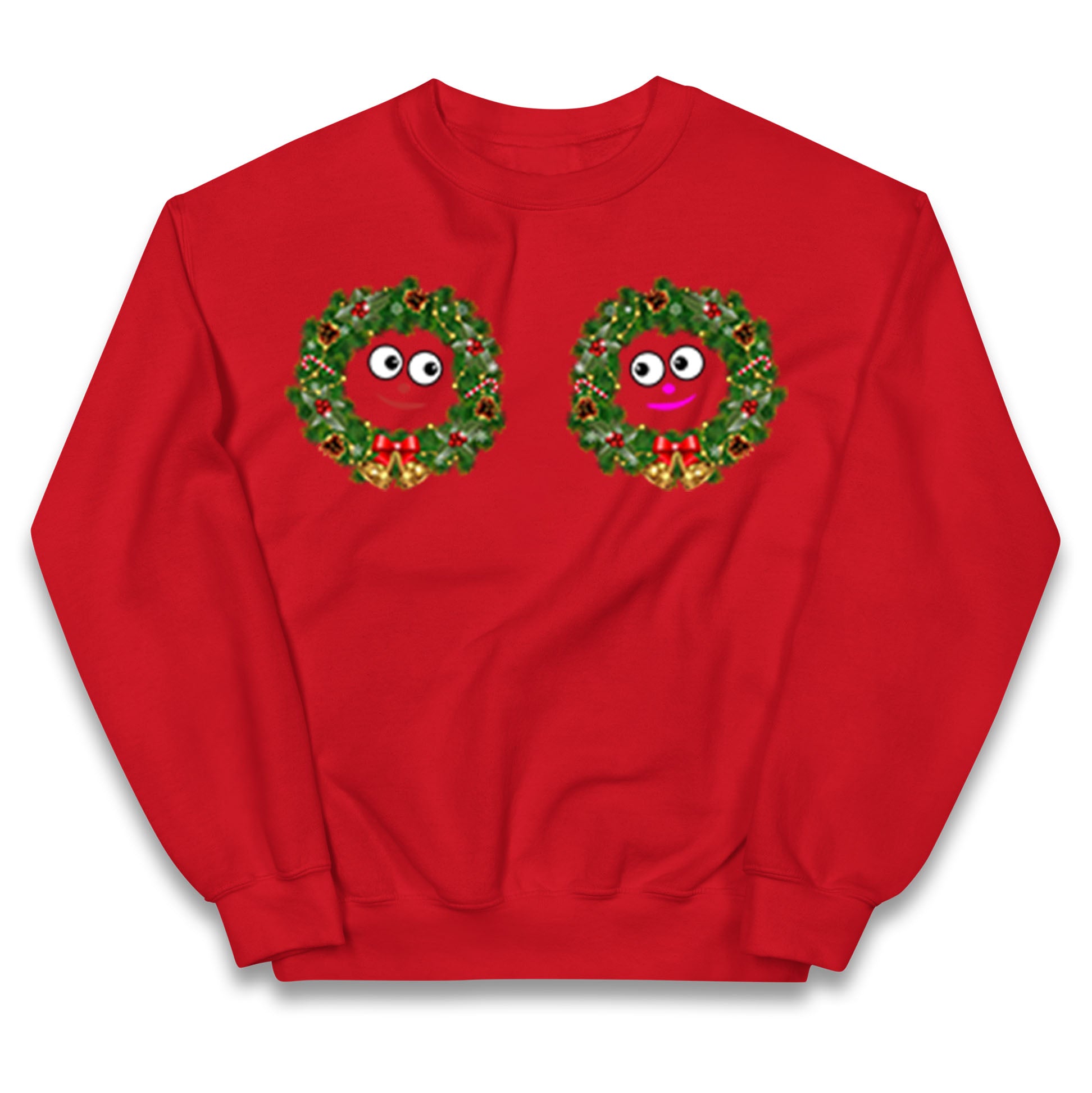 Christmas Decoration Rings Smiley Funny Jumper