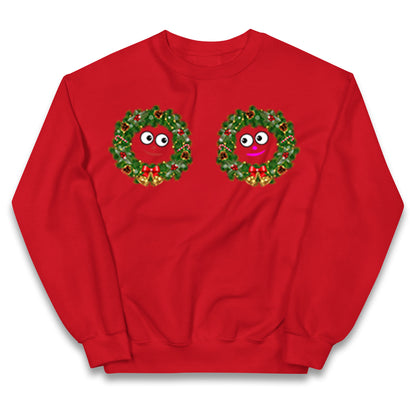 Christmas Decoration Rings Smiley Funny Jumper