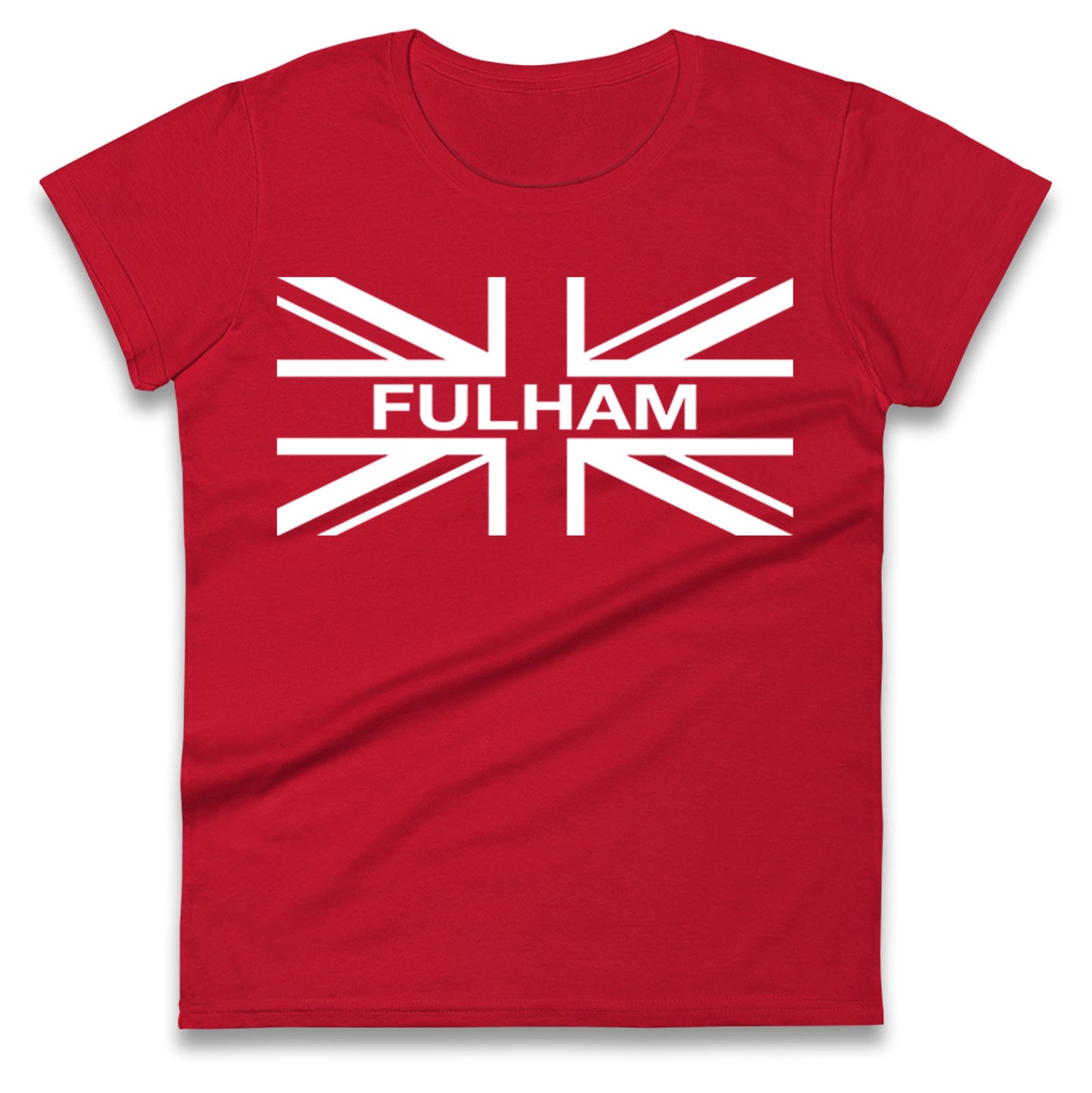 Fulham Football Flag Ladies T Shirt