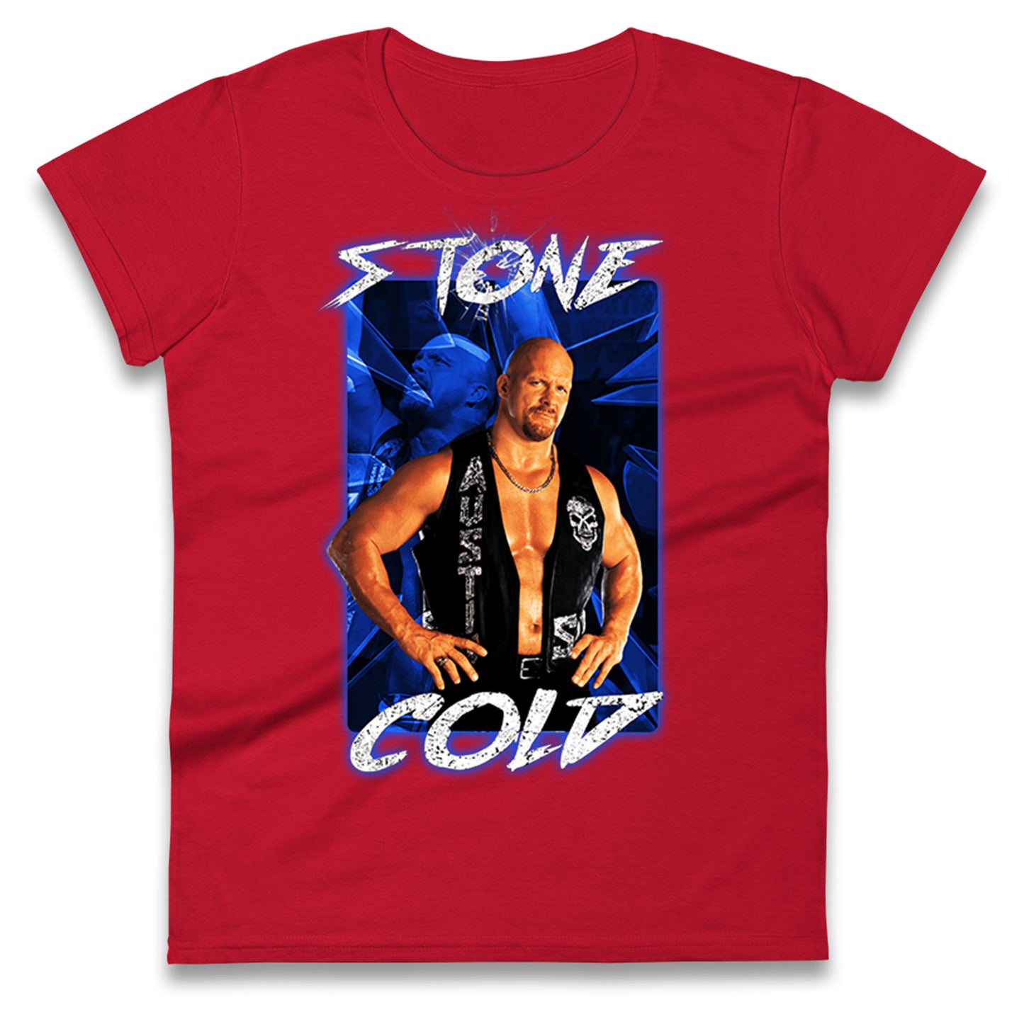 Stone Cold wwe Bootleg Womens T Shirt