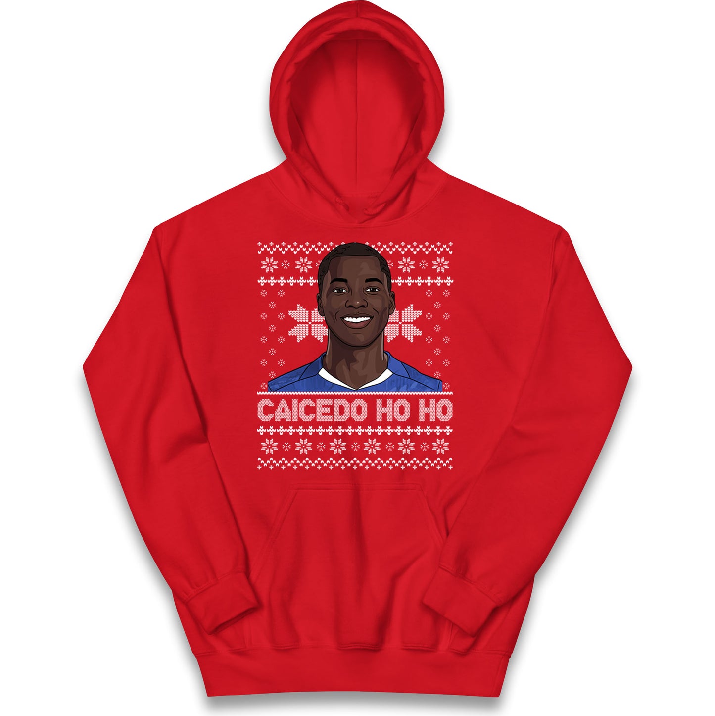 Moises Caicedo Christmas Kids Hoodie