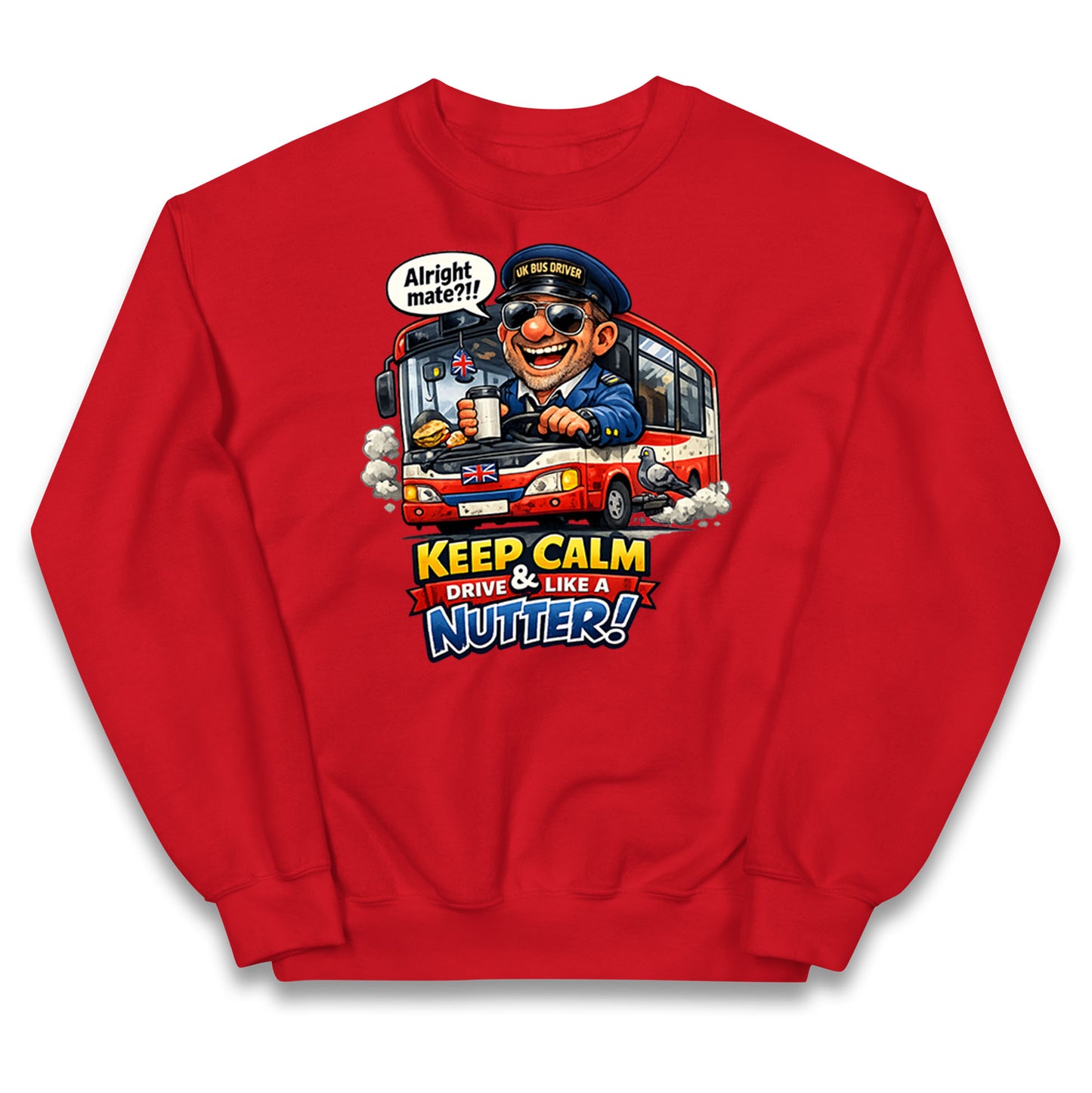  Bus Driver Job Kids Jumper