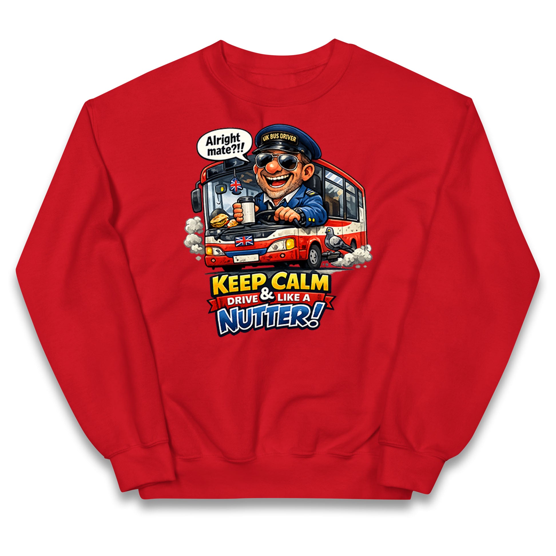  Bus Driver Job Kids Jumper